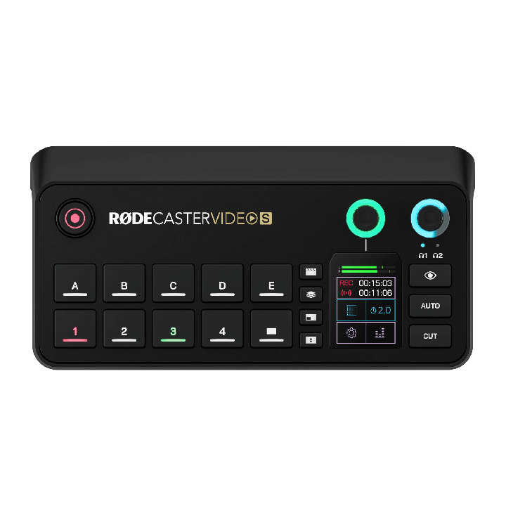 RØDE RØDECaster Video S Video & Audio Production Console | Live Streaming Switcher | Podcast Mixer Interface
