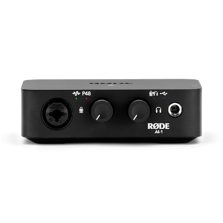 RØDE AI-1 Single-channel Audio Interface USB Audio Interface | Microphone & Instrument Interface | Studio Recording