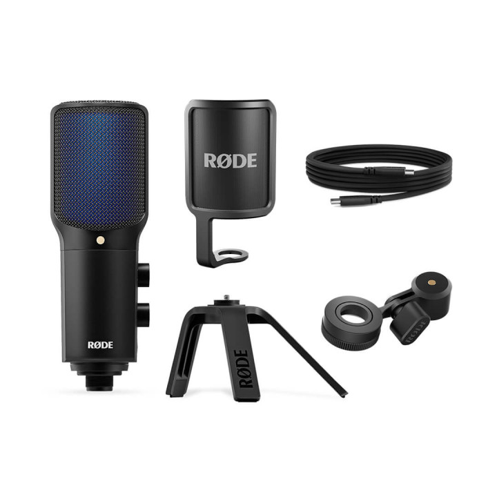 RØDE NT-USB+ Professional USB Microphone | Studio-Quality Sound | Built-in DSP & Zero-Latency Monitoring